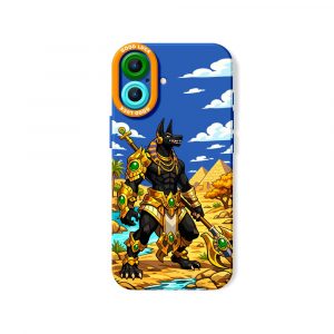 Pharaohs Guardian Design Silicone Case for Apple iPhone Series