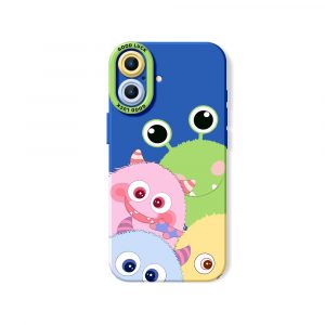 Colorful Monster Friends Silicone Case for Apple iPhone Series