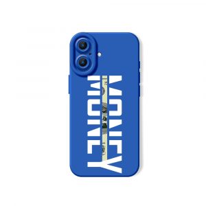 Bold Money Graphic Silicone Case for Apple iPhone Series - iPhone 17, Blue