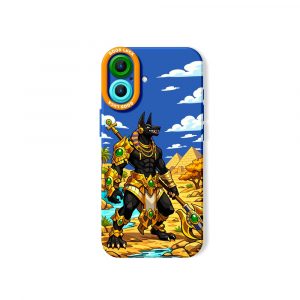 Pharaohs Guardian Design Silicone Case for Apple iPhone Series