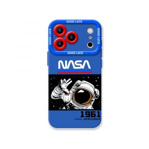 Astronaut Adventure Cosmic Exploration Silicone Case for Apple iPhone Series
