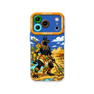 Pharaohs Guardian Design Silicone Case for Apple iPhone Series