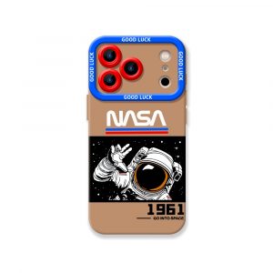 Astronaut Adventure Cosmic Exploration Silicone Case for Apple iPhone Series