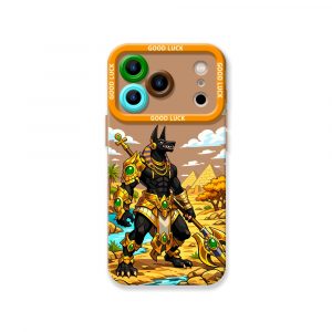 Pharaohs Guardian Design Silicone Case for Apple iPhone Series