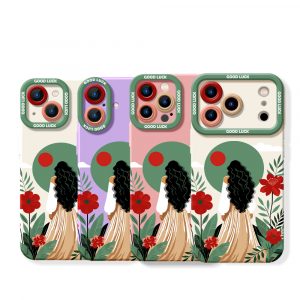 Boho Garden Goddess Silicone Case for Apple iPhone Series