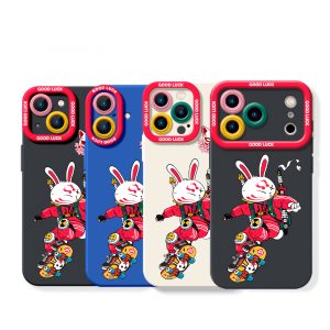 Skater Bunny Samurai Vibe Silicone Case for Apple iPhone Series
