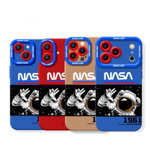 Astronaut Adventure Cosmic Exploration Silicone Case for Apple iPhone Series