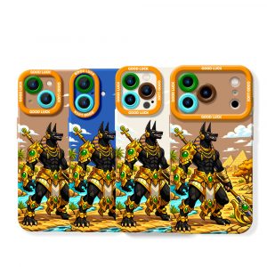 Pharaohs Guardian Design Silicone Case for Apple iPhone Series