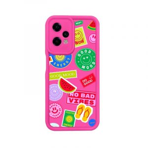 Vibrant Positivity Stickers Silicone Case for OnePlus Nord CE 2 Lite 5G
