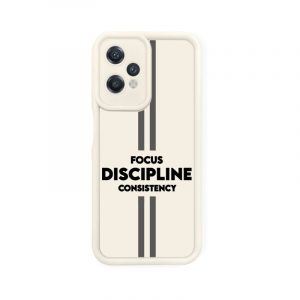 Focus & Discipline Motivational Stripe Silicone Case for OnePlus Nord CE 2 Lite 5G