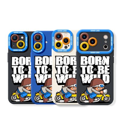 Born to Be Wild Biker Adventure Silicone Case for Apple iPhone Series
