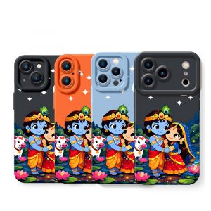 Divine Bliss Cartoon Design Silicone Case for Apple iPhone Series