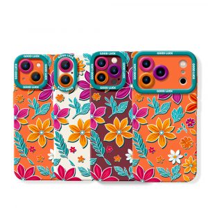Colorful Floral Paradise Silicone Case for Apple iPhone Series