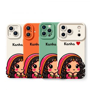 Charming Chibi Princess Silicone Case for Apple iPhone Series