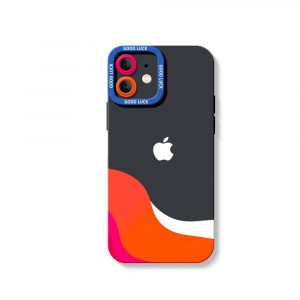 Colorful Wave Design Silicone Case for Apple iPhone Series