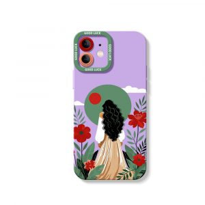 Boho Garden Goddess Silicone Case for Apple iPhone Series
