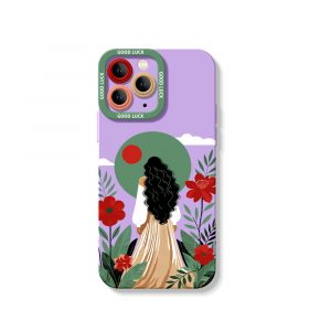 Boho Garden Goddess Silicone Case for Apple iPhone Series
