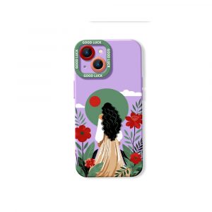 Boho Garden Goddess Silicone Case for Apple iPhone Series