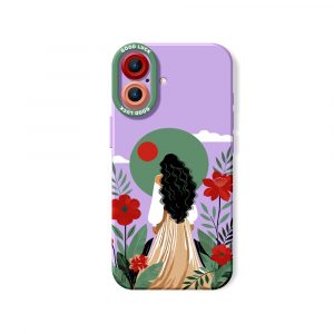 Boho Garden Goddess Silicone Case for Apple iPhone Series