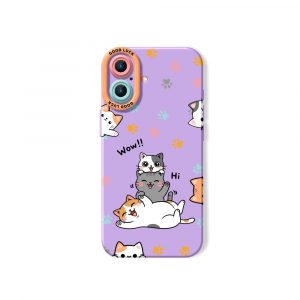 Playful Paws & Cute Cats Silicone Case for Apple iPhone Series