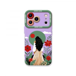 Boho Garden Goddess Silicone Case for Apple iPhone Series