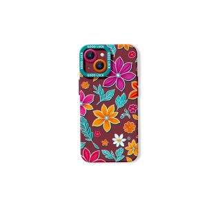 Colorful Floral Paradise Silicone Case for Apple iPhone Series