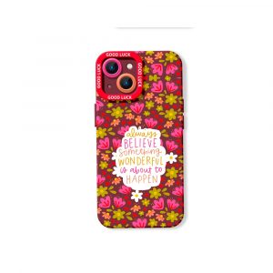 Vibrant Floral Inspiration Silicone Case for Apple iPhone Series