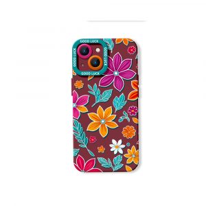 Colorful Floral Paradise Silicone Case for Apple iPhone Series