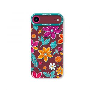 Colorful Floral Paradise Silicone Case for Apple iPhone Series