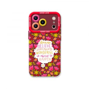 Vibrant Floral Inspiration Silicone Case for Apple iPhone Series