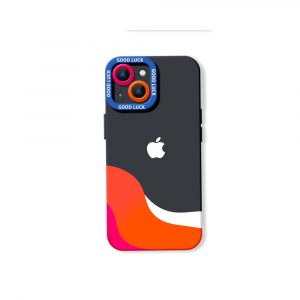 Colorful Wave Design Silicone Case for Apple iPhone Series