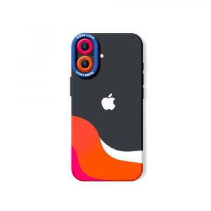 Colorful Wave Design Silicone Case for Apple iPhone Series