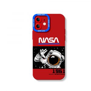 Astronaut Adventure Cosmic Exploration Silicone Case for Apple iPhone Series