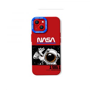 Astronaut Adventure Cosmic Exploration Silicone Case for Apple iPhone Series