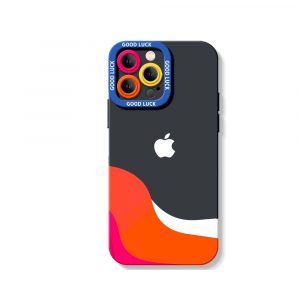 Colorful Wave Design Silicone Case for Apple iPhone Series