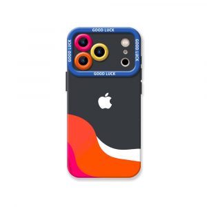 Colorful Wave Design Silicone Case for Apple iPhone Series