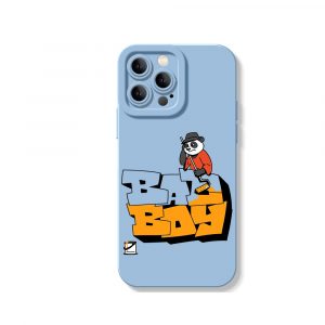 Vintage Panda Cool Bad Boy Silicone Case for Apple iPhone Series