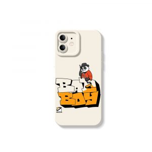 Vintage Panda Cool Bad Boy Silicone Case for Apple iPhone Series