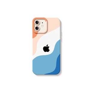 Coastal Wave Elegance Silicone Case for Apple iPhone Series