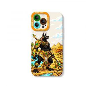 Pharaohs Guardian Design Silicone Case for Apple iPhone Series
