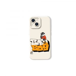Vintage Panda Cool Bad Boy Silicone Case for Apple iPhone Series