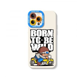 Born to Be Wild Biker Adventure Silicone Case for Apple iPhone Series