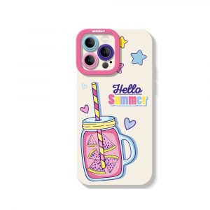 Juicy Watermelon Bliss Silicone Case for Apple iPhone Series