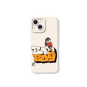 Vintage Panda Cool Bad Boy Silicone Case for Apple iPhone Series