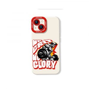 No Glory Powerlifting Silicone Case for Apple iPhone Series