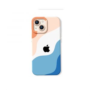 Coastal Wave Elegance Silicone Case for Apple iPhone Series