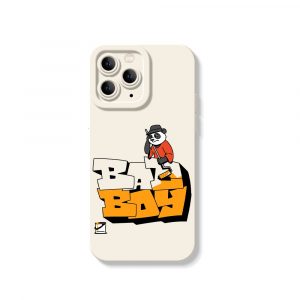 Vintage Panda Cool Bad Boy Silicone Case for Apple iPhone Series