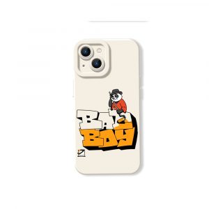 Vintage Panda Cool Bad Boy Silicone Case for Apple iPhone Series