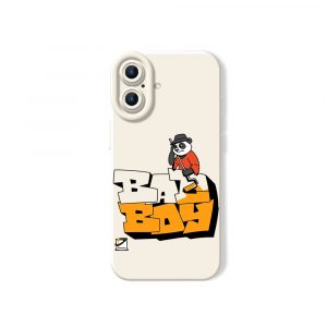 Vintage Panda Cool Bad Boy Silicone Case for Apple iPhone Series