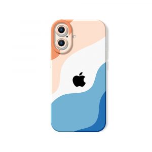 Coastal Wave Elegance Silicone Case for Apple iPhone Series